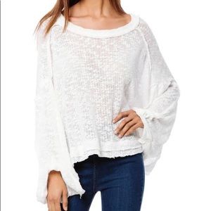 Free People Island Girl Hacci Top